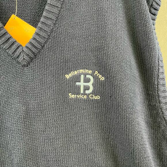 NWT! Antigua XXL Knit Sweater Vest Catholic School Bellarmine Prep Service MM-03 - Picture 2 of 7